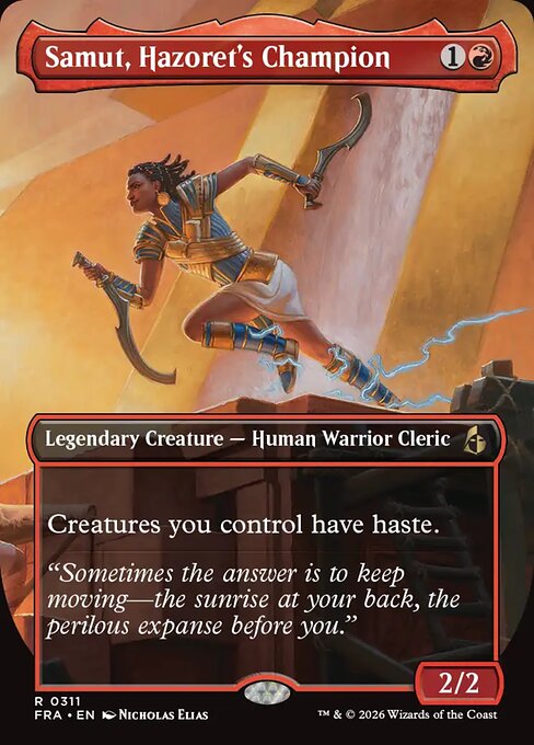 FRA: Samut, Hazoret's Champion (Borderless)