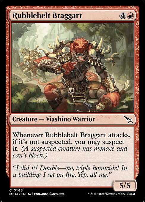 MKM: Rubblebelt Braggart (Foil)
