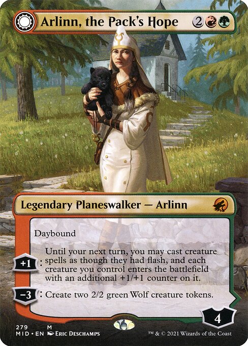 MID: Arlinn, the Pack's Hope (Borderless) (Foil)