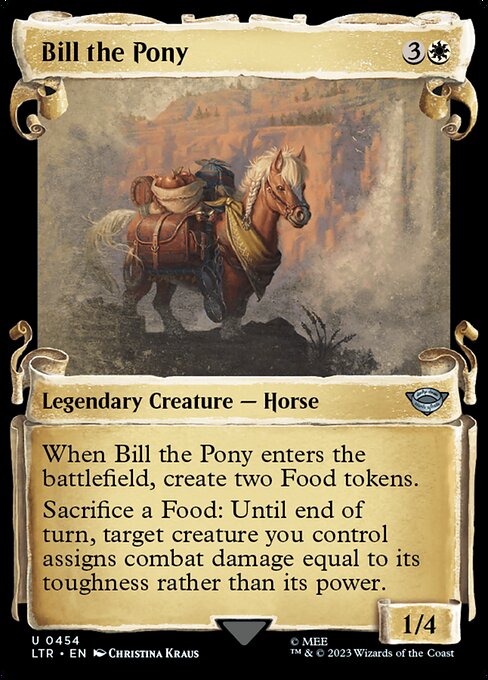 LTR: Bill the Pony (Showcase Scrolls) (Foil)
