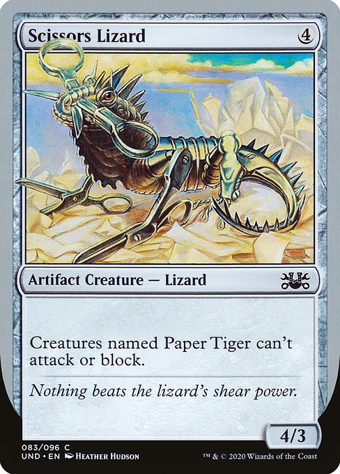 UND: Scissors Lizard