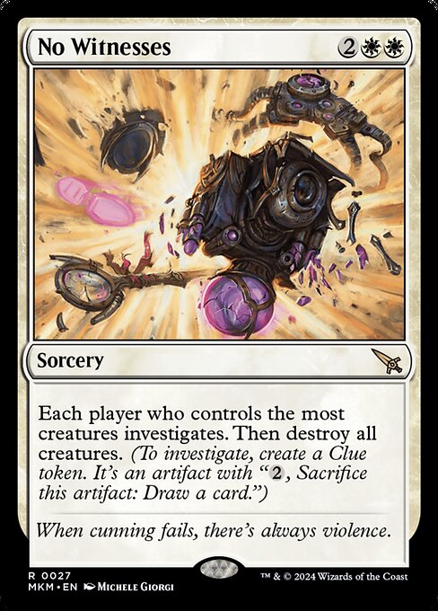 MKM: No Witnesses (Foil)