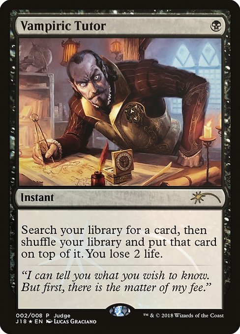 Vampiric Tutor (J18) (Foil)