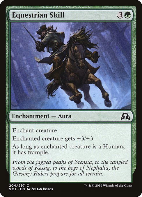 SOI: Equestrian Skill (Foil)