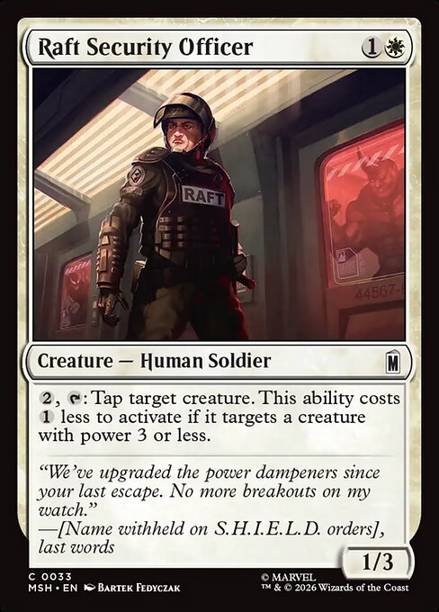 MSH: Raft Security Officer (Foil)