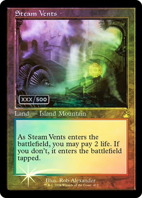 RVR: Steam Vents (Retro Frame) (Serial Numbered) (Foil)