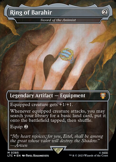 LTC: Ring of Barahir - Sword of the Animist (Surge Foil)
