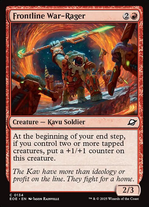 EOE: Frontline War-Rager (Foil)