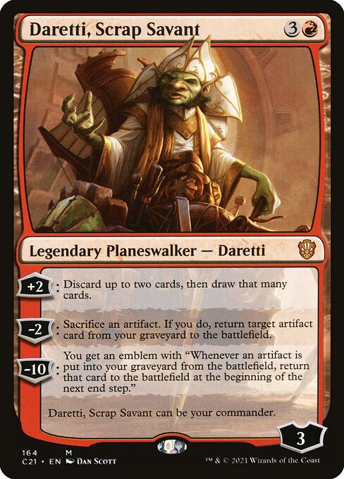 C21: Daretti, Scrap Savant