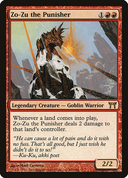 CHK: Zo-Zu the Punisher (Foil)