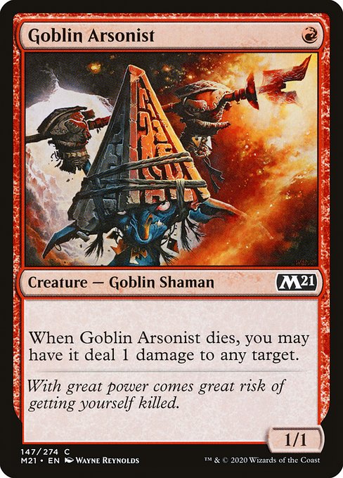 M21: Goblin Arsonist (Foil)