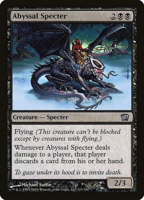 8ED: Abyssal Specter (Foil)