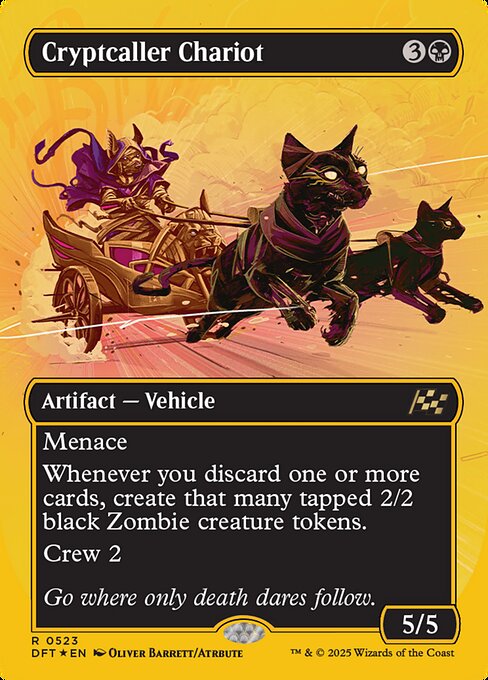 DFT: Cryptcaller Chariot (Borderless) (First-Place Foil)