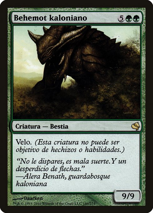 PS11: Kalonian Behemoth (Spanish) - "Behemot kaloniano"