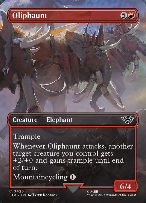LTR: Oliphaunt (Borderless) (Foil)