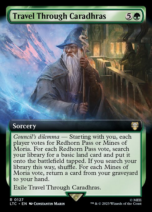 LTC: Travel Through Caradhras (Extended Art)