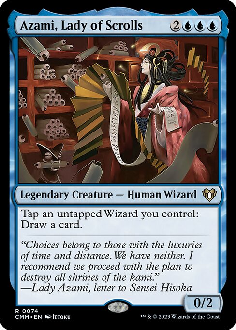 CMM: Azami, Lady of Scrolls (Foil)
