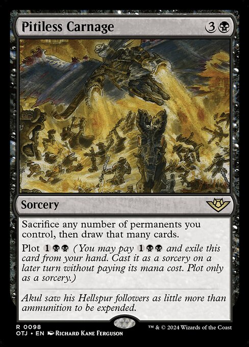 OTJ: Pitiless Carnage (Foil)
