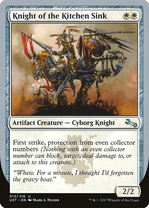 UST: Knight of the Kitchen Sink (B)