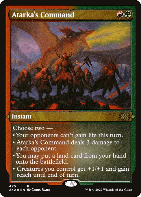 2X2: Atarka's Command (Foil Etched)