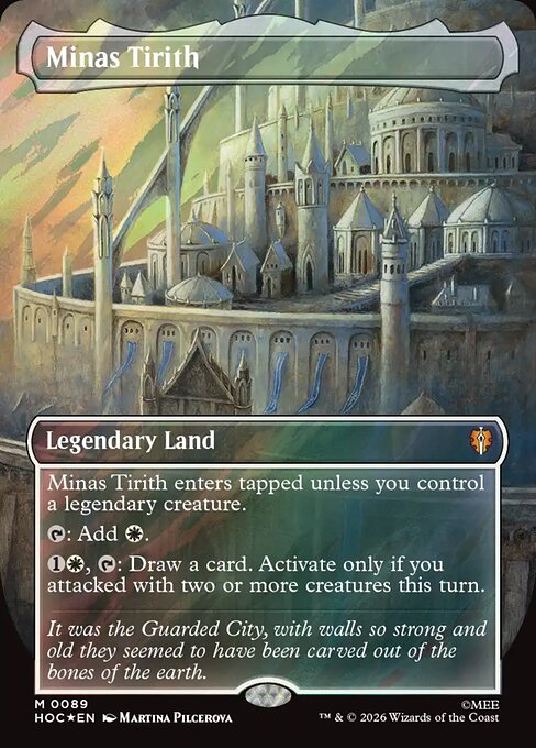 HOC: Minas Tirith (Borderless) (Surge Foil)