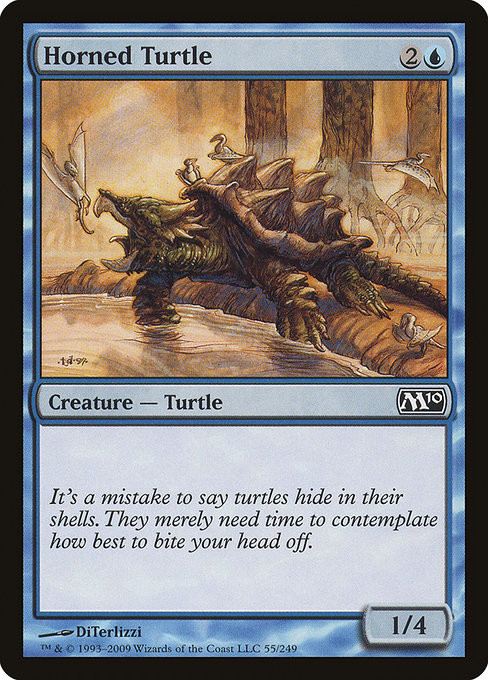 M10: Horned Turtle (Foil)
