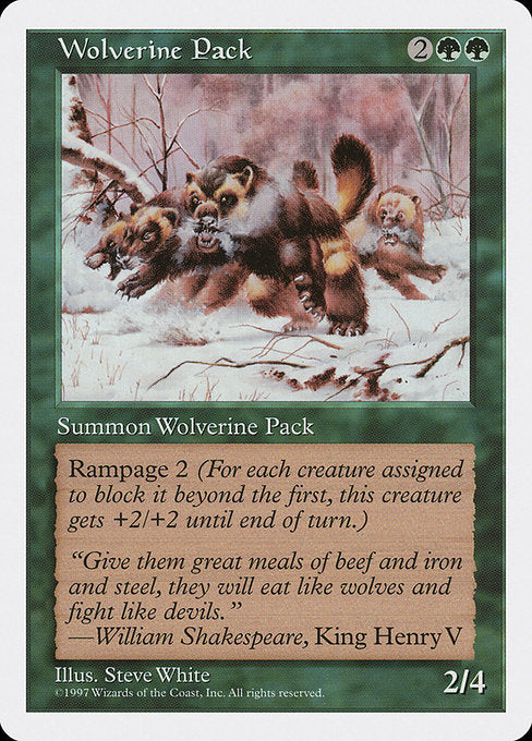 5ED: Wolverine Pack