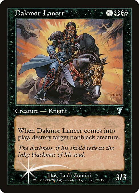 7ED: Dakmor Lancer (Foil)