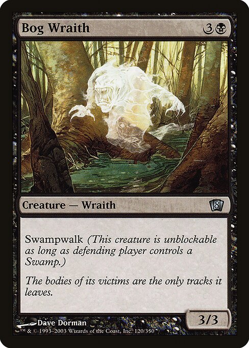 8ED: Bog Wraith (Foil)