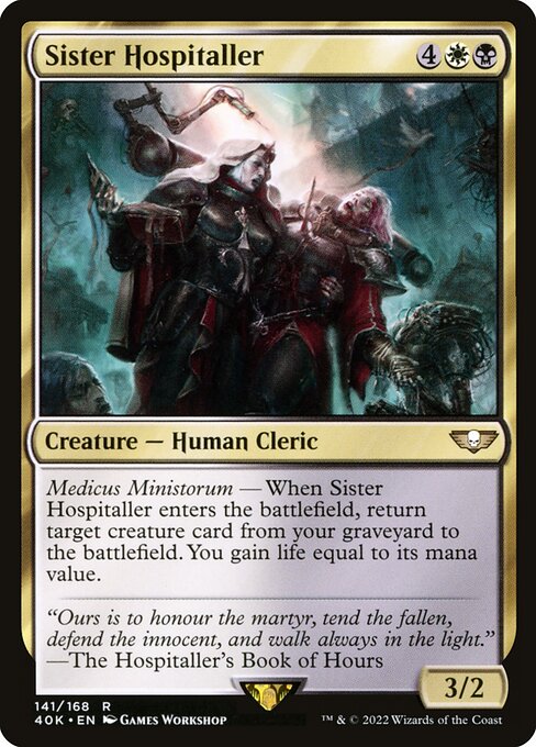 40K: Sister Hospitaller