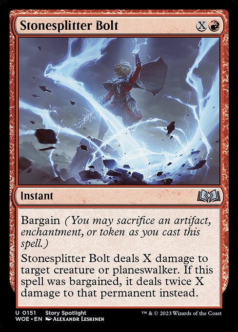 WOE: Stonesplitter Bolt (Foil)