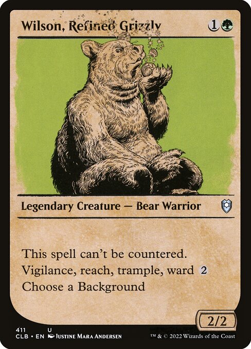 CLB: Wilson, Refined Grizzly (Showcase)