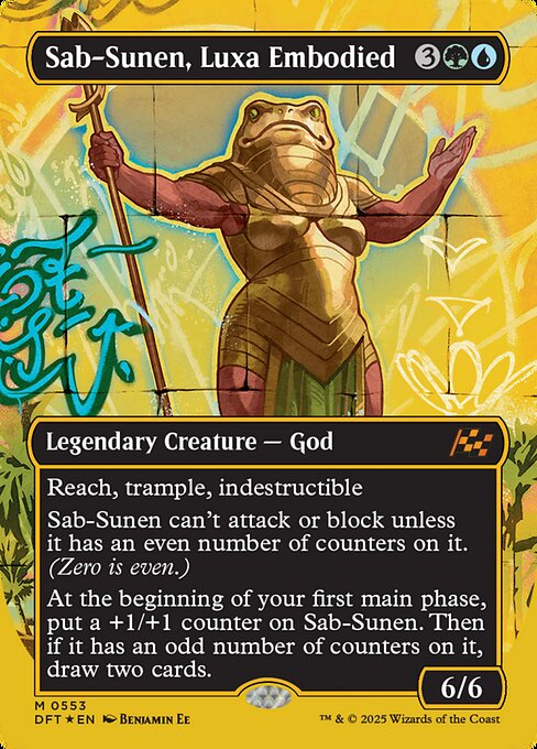 DFT: Sab-Sunen, Luxa Embodied (Borderless) (First-Place Foil)