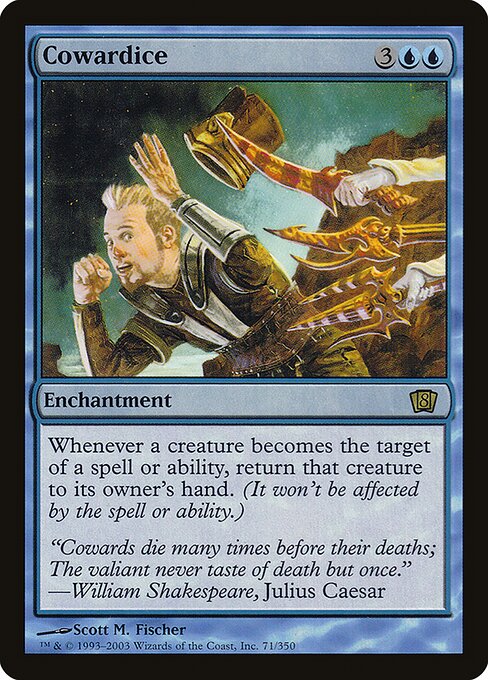 8ED: Cowardice (Foil)