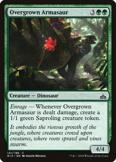 RIX: Overgrown Armasaur (Foil)