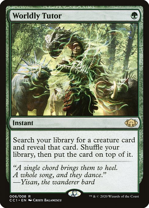 CC1: Worldly Tutor (Foil)