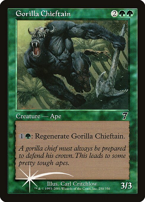 7ED: Gorilla Chieftain (Foil)