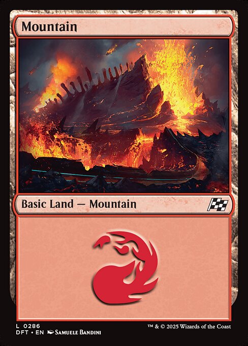 DFT: Mountain (0286) (Foil)