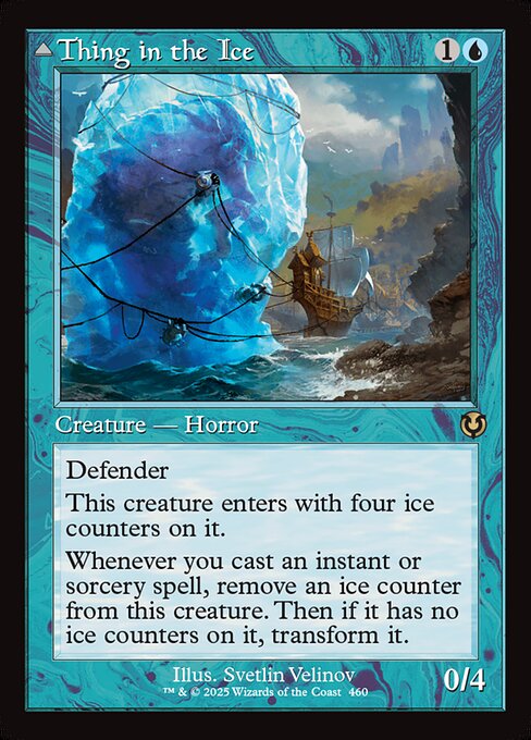 INR: Thing in the Ice (Retro Frame) (Foil)