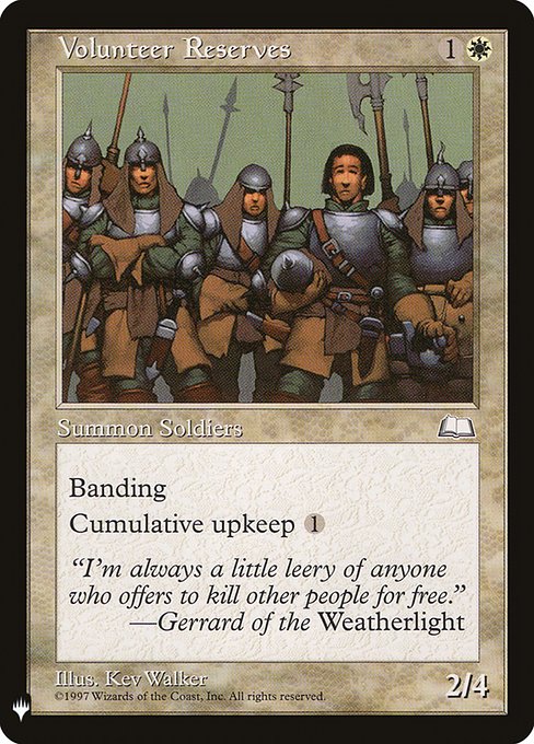 PLST: Volunteer Reserves