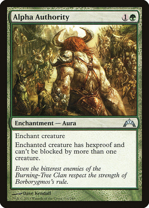 GTC: Alpha Authority (Foil)