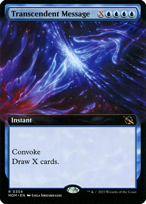 MOM: Transcendent Message (Extended Art) (Foil)
