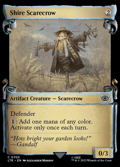 LTR: Shire Scarecrow (Showcase Scrolls) (Foil)