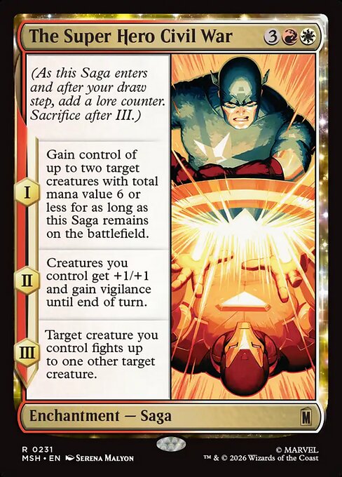 MSH: The Super Hero Civil War (Foil)