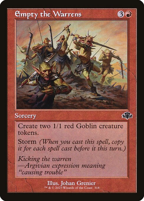 DMR: Empty the Warrens (Retro Frame) (Foil)