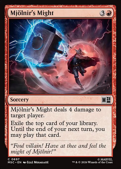 MSC: Mjollnir's Might (Foil)