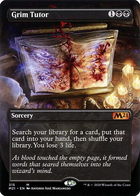 M21: Grim Tutor (Alternate Art)