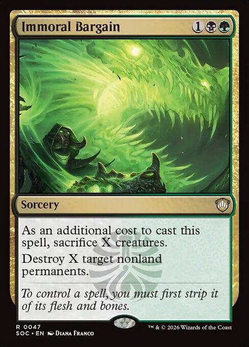SOC: Immoral Bargain