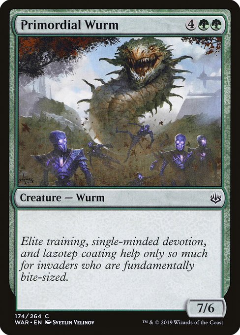 WAR: Primordial Wurm (Foil)