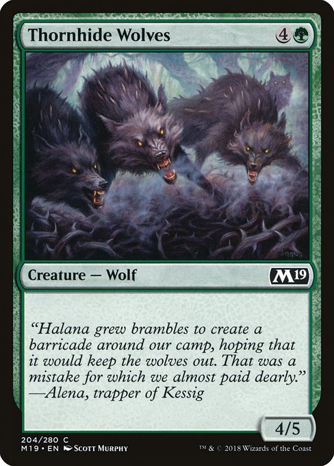 M19: Thornhide Wolves (Foil)